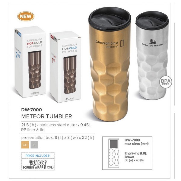 Meteor Double-Wall Tumbler - 450Ml - Image 4