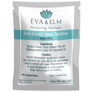 Eva & Elm Buxton 4ml Liquid Hand Sanitiser