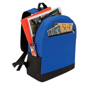 Backpack with Front Zip Pocket – Non-Woven