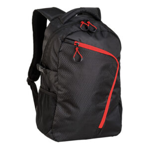 Backpack with Curved Contrast Zip