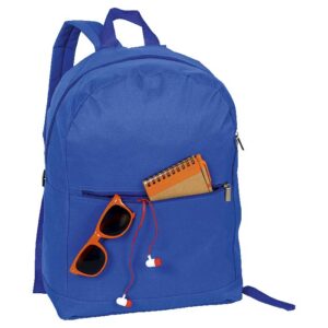 Arch Design Backpack with Zippered Front Pocket