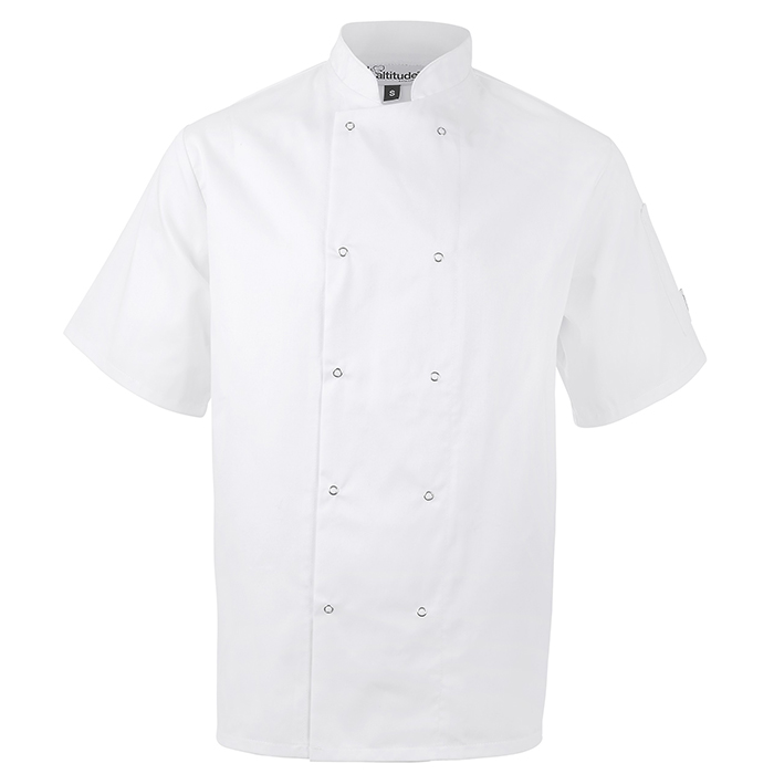 Unisex Short Sleeve Zest Chef Jacket - Image 3